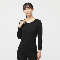 iHEAT +5℃インナー Uネック長袖インナー