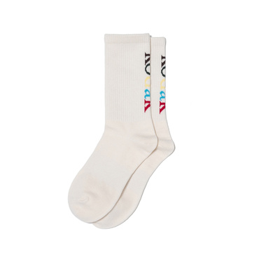 Back Color Logo Crew Socks