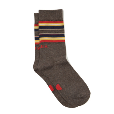 Multi-stripe Crew Socks