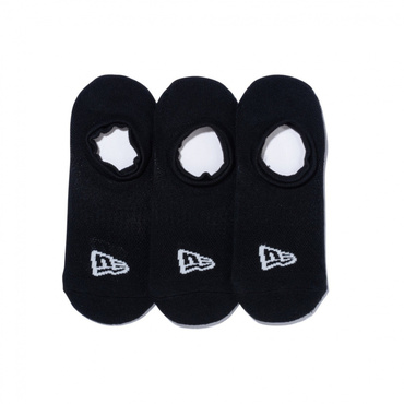 SOCKS VERY SHORT 3PAIRS BLK 25J
