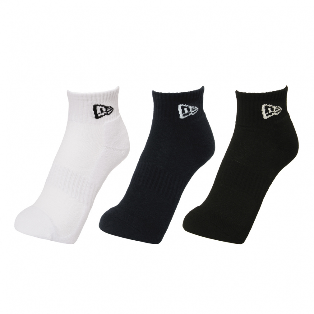 SOCKS ANKLE 3PAIRS MULTI(グレー-25-27cm)