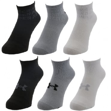 UAエッセンシャル クオーター ソックス 6足セット