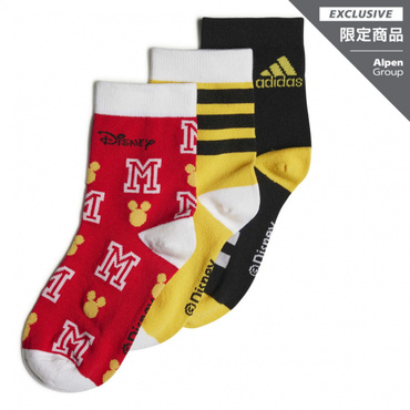 × Disneyミッキーマウス ソックス3足組