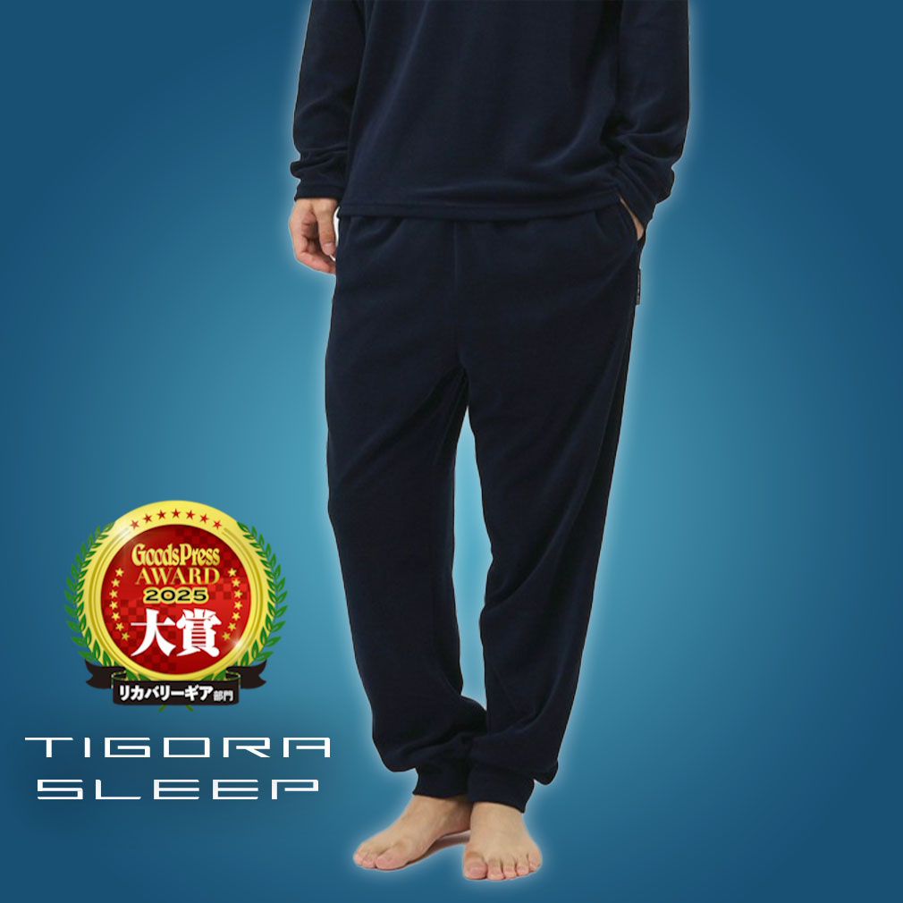 ティゴラ メンズ TIGORASLEEP ユニセックスロングパンツ ベロア素材
