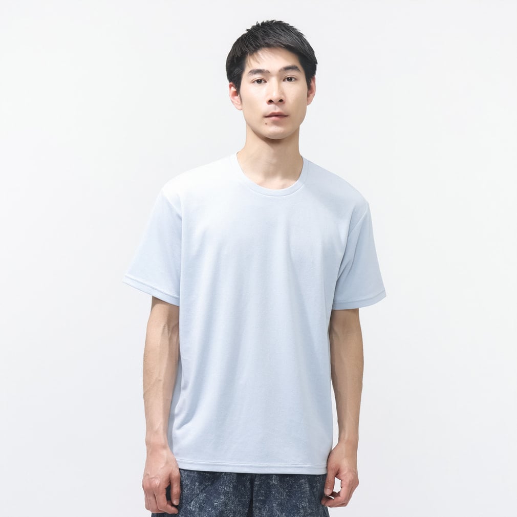 TIGORA SLEEP 半袖Tシャツ 一般医療機器 リカバリーウェア(ペールブルー-M)