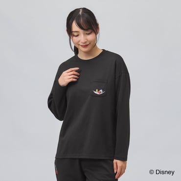 ディズニー リカバリーウェア 長袖Tシャツ レディース TIGORASLEEP