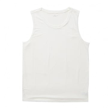 瞬乾アイドライインナー クルーネックノースリ(ホワイト-S)