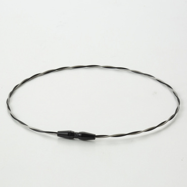 RAKUWA ネックレス EXTREME ワイヤートルネード(ブラック×シルバー-S)