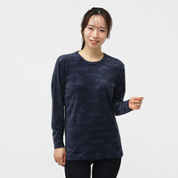 ポリエステルベロア両起毛Uネックインナー