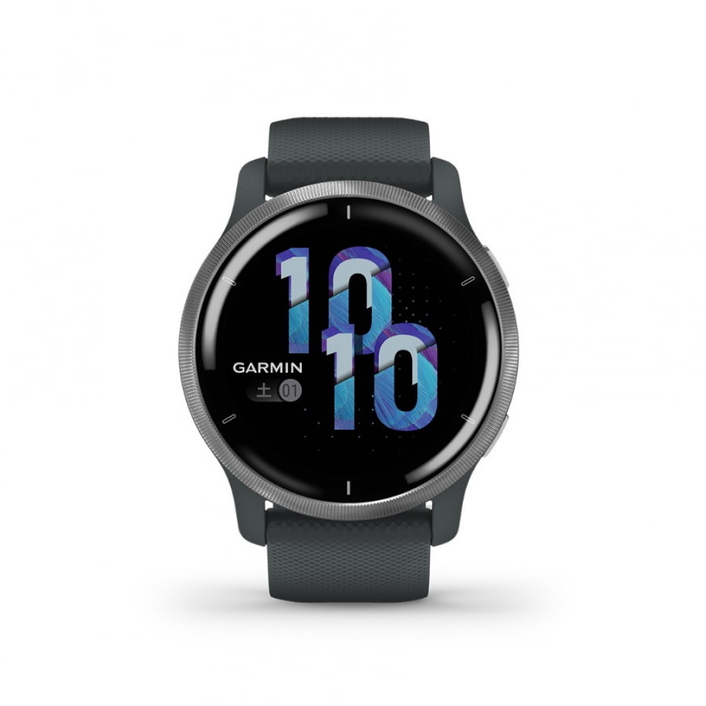 �K�[�~�� Venu 2 Granite Blue / Silver 0100243060 �^�b�`�p�l���� �X�}�[�g�E�H�b�` ���� �����j���O ���v GARMIN