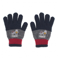 ニットグローブ ウール混 ジュニア ピーナッツ