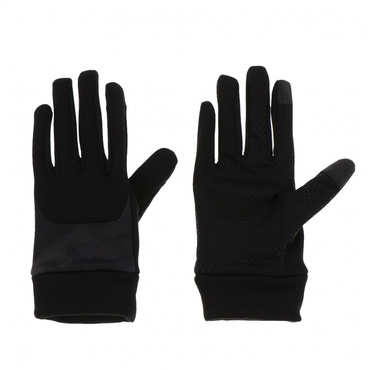 iHEAT ストレッチグローブ(ブラック×ブラック-S-M)