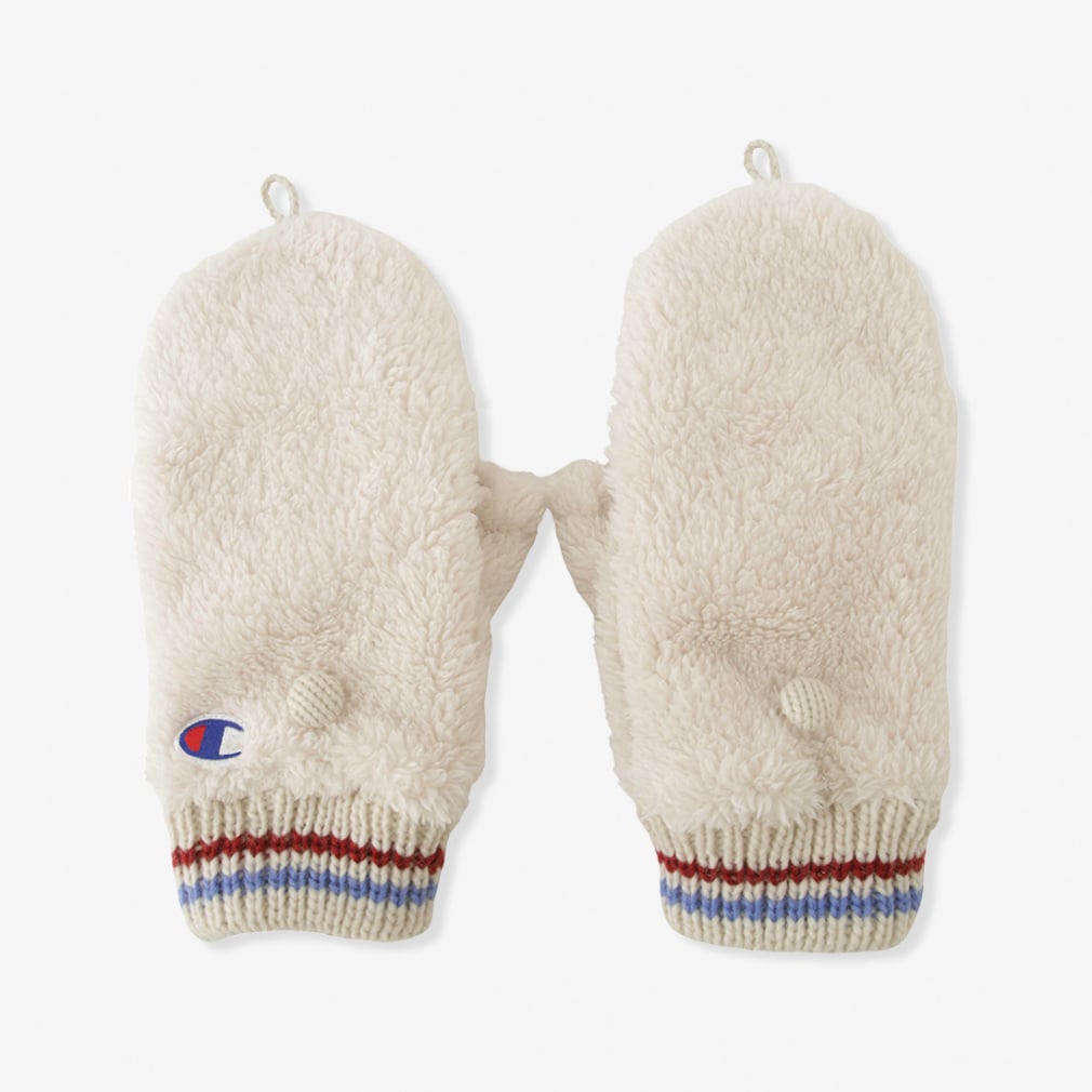 ボア指無しフードグローブ(アイボリー-FREE)