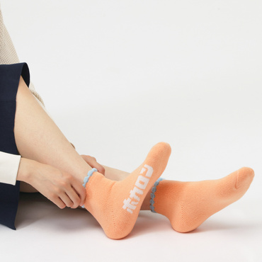 エモい裏起毛総パイルピコットショート丈