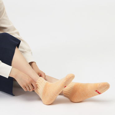 シンカーのせ総パイル裏起毛 引き揃えショート丈