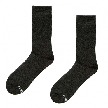 シンカーのせ総パイル裏起毛 無地 クルー丈