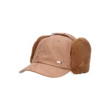 スエードイヤーフラップキャップ