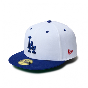 59FIFTY Dodgers Pack ロサンゼルス・ドジャース ホワイト ダークロイヤルバイザー
