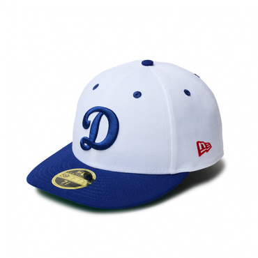 LP 59FIFTY Dodgers Pack ロサンゼルス・ドジャース ホワイト ダークロイヤルバイザー