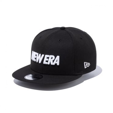 9FIFTY ワードマークロゴ ブラック × ホワイト