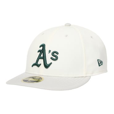 LP 59FIFTY White Pack オークランド・アスレチックス クローム ストーンバイザー