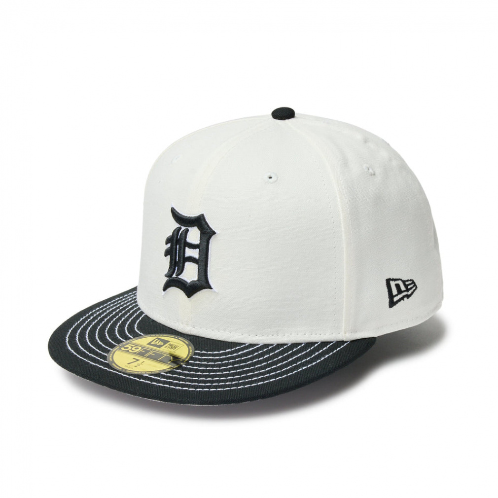 デトロイト・タイガース★ニューエラ★DUCK CANVAS キャップ 59FIFTY Duck Canvas デトロイト・タイガース アイボリー