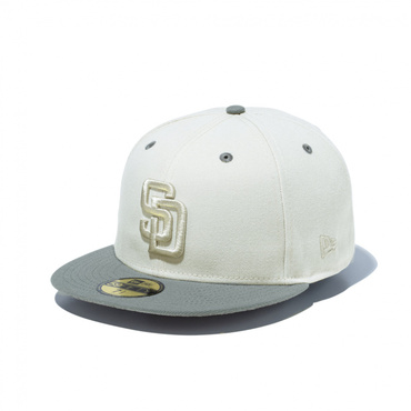 59FIFTY Storm サンディエゴ・パドレス サンディリネン シンセティックスウェードアンダーバイザー