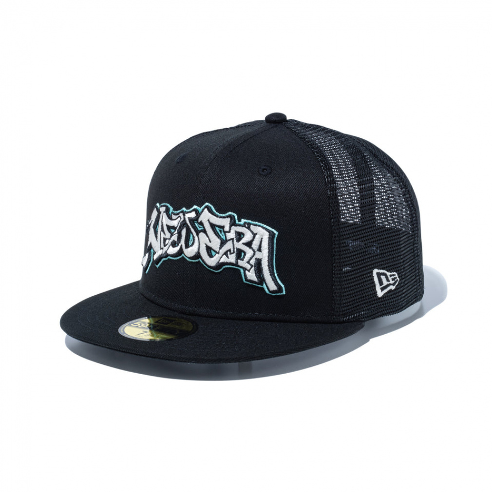 �j���[�G�� �L���b�v 59FIFTY �g���b�J�[ Throw up Logo �u���b�N 14527603 BLK �X�q NEW ERA