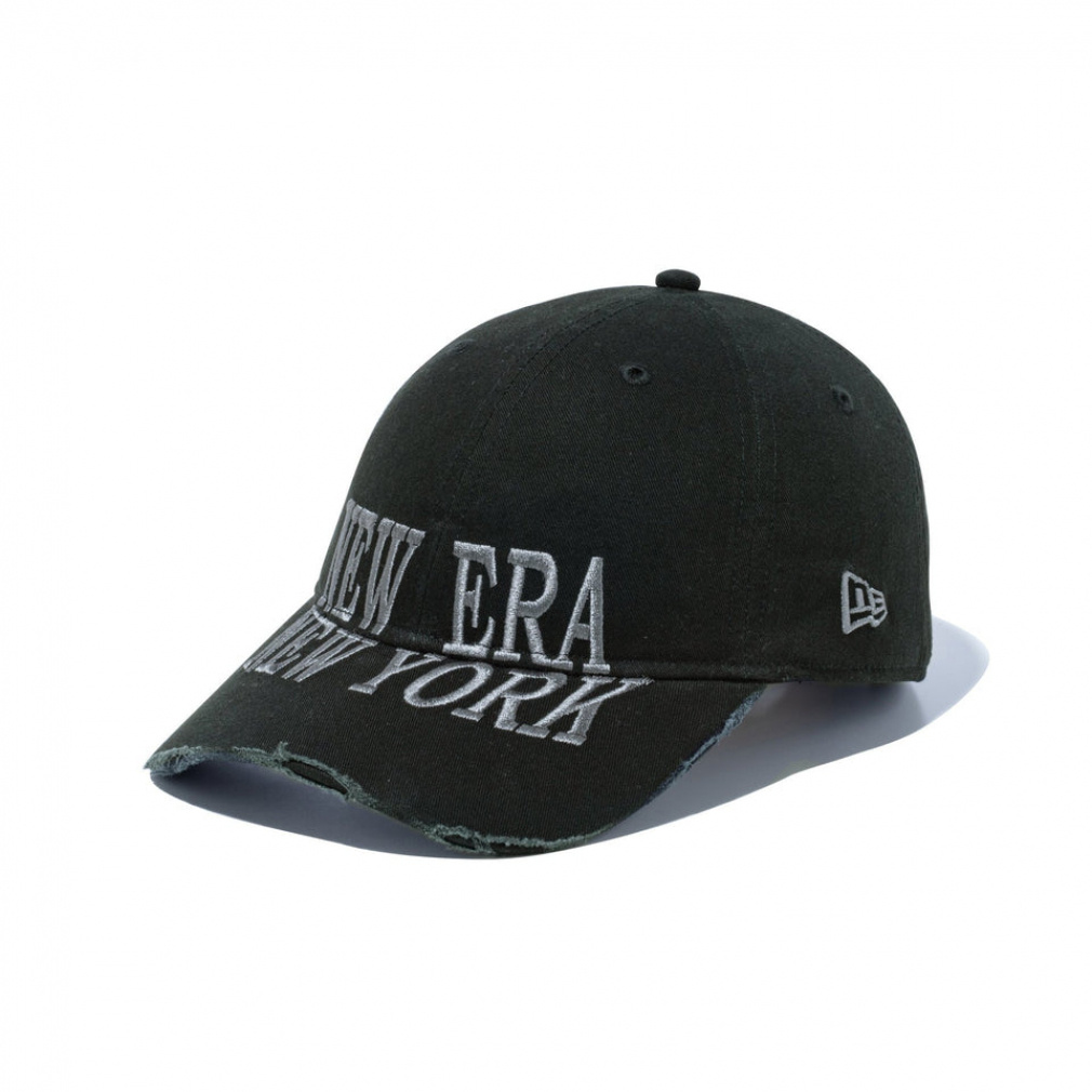 9TWENTY Damaged Series NEW ERA NEW YORK ブラック(ブラック-59)