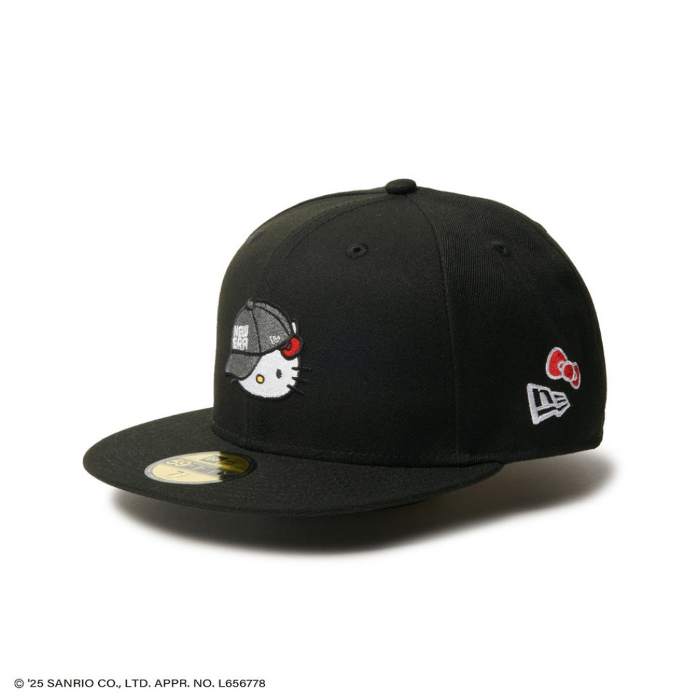 59FIFTY HELLO KITTY キャップ ブラック(ブラック-59)