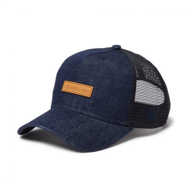 9FORTY A-Frame Trucker ラバーパッチ インディゴデニム