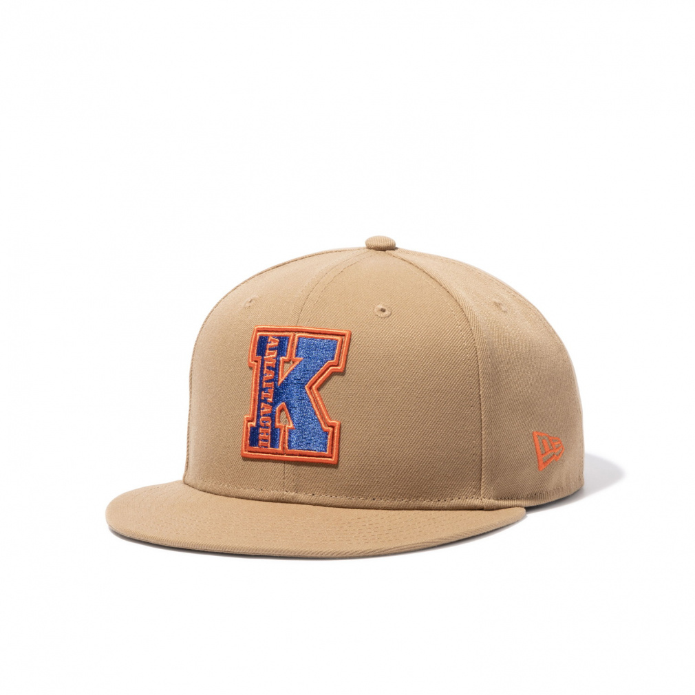 ニューエラ　かまいたち　コラボ　ベージュ キャップ かまいたちコラボ 9FIFTY KAMAITACHI COLLEGE KHK｜Alpen Online