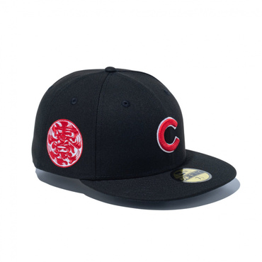 59FIFTY MLB TOKYO SERIES 2025 シカゴ・カブス 東京サイドパッチ ブラック