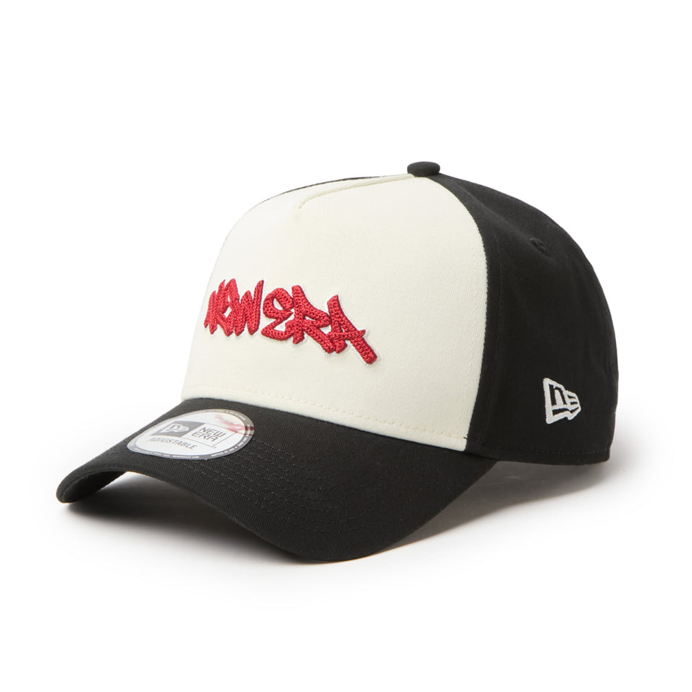 ニューエラ キャップ 9FORTY A-Frame Tagging Logo ブラック/クローム