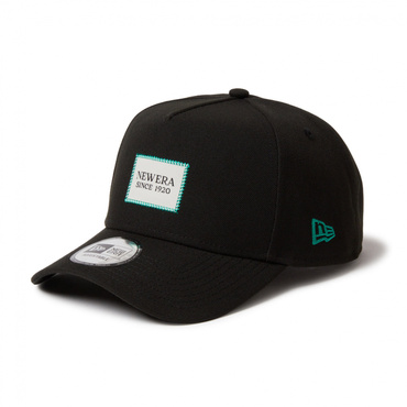 9FORTY A-Frame New Era Since 1920 ウーブンパッチ ブラック フォレストグリーン