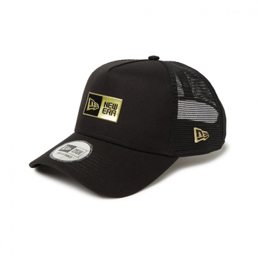 9FORTY A-Frame トラッカー Box Logo TPUロゴ ブラック × ゴールド