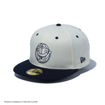 59FIFTY ドラえもん ドローイング クロームホワイト / ネイビー