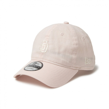 9TWENTY Cotton Flax サンディエゴ・パドレス スモークピンク