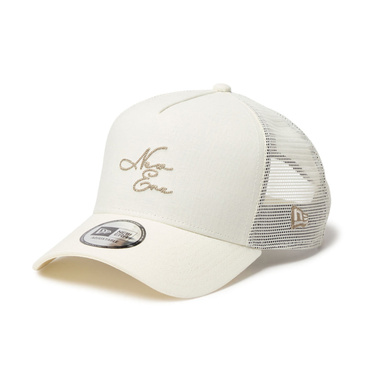 9FORTY A-Frame トラッカー Cotton Linen コットンリネン New Era オフアイボリー