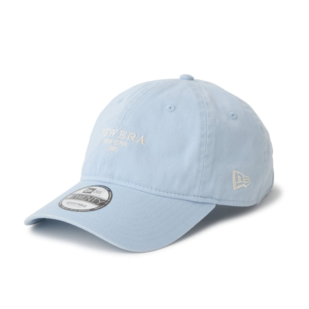 サエラcaetlaナパータ帽子 ニューエラ キャップ 9TWENTY New Era New York ソフトブルー 14745012