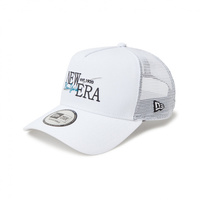 ニューエラ キャップ 9FORTY A-Frame トラッカー Wind Logo ホワイト