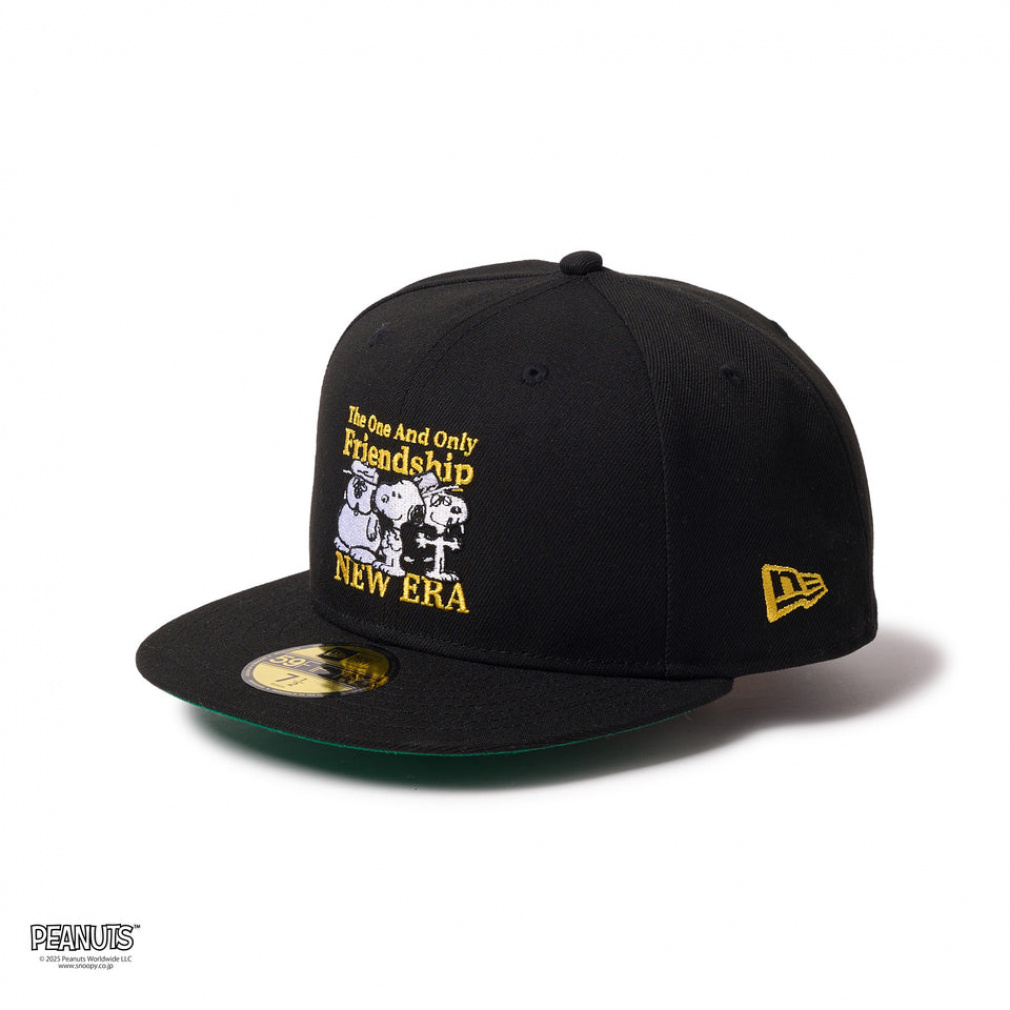 ニューエラ キャップ 59FIFTY PEANUTS ピーナッツ FRIENDSHIP ブラック
