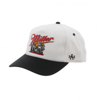 80s デッドストックMiller HIGH LIFE キャップ 企業ロゴ 赤 90s〜】Miller High Life ビール 企業ロゴ ワークキャップ - メルカリ