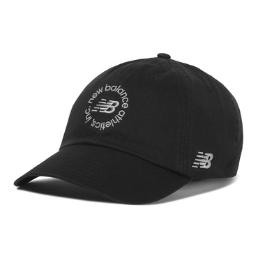 6 Panel Circle Graphic キャップ(ブラック-FREE)