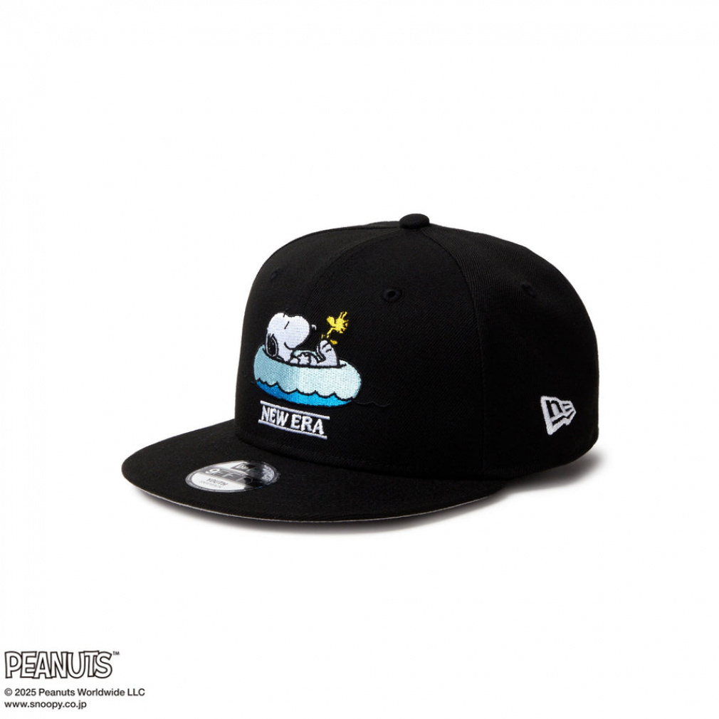 ニューエラ Youth 9FIFTY PEANUTS フロート ブラック 14432153 BLK ジュニア キッズ 子供 キャップ 帽子 NEW ERA