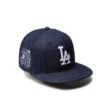 Youth 9FIFTY Denim ロサンゼルス・ドジャース ワールドシリーズサイドパッチ インディゴデニム