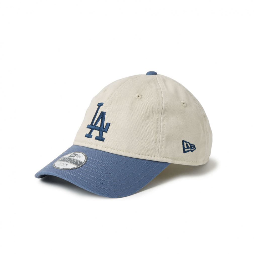 キッズ Youth 9TWENTY 2-Tone ロサンゼルス・ドジャース ストーン/スレート(オフホワイト×ブルー-FREE)