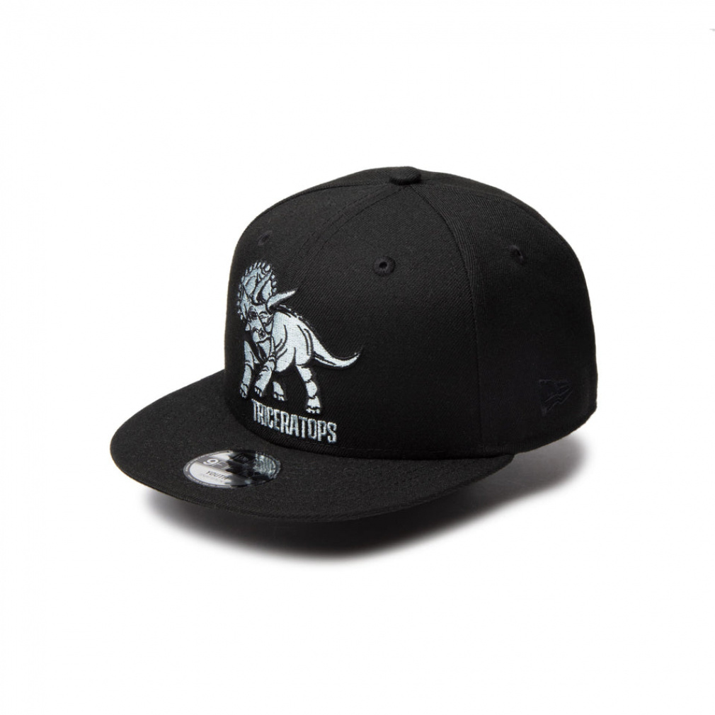 Youth 9FIFTY Dinosaur トリケラトプス ブラック