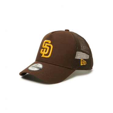 Youth 9FORTY A-Frame トラッカー MLB Trucker Cap サンディエゴ・パドレス ウォルナット