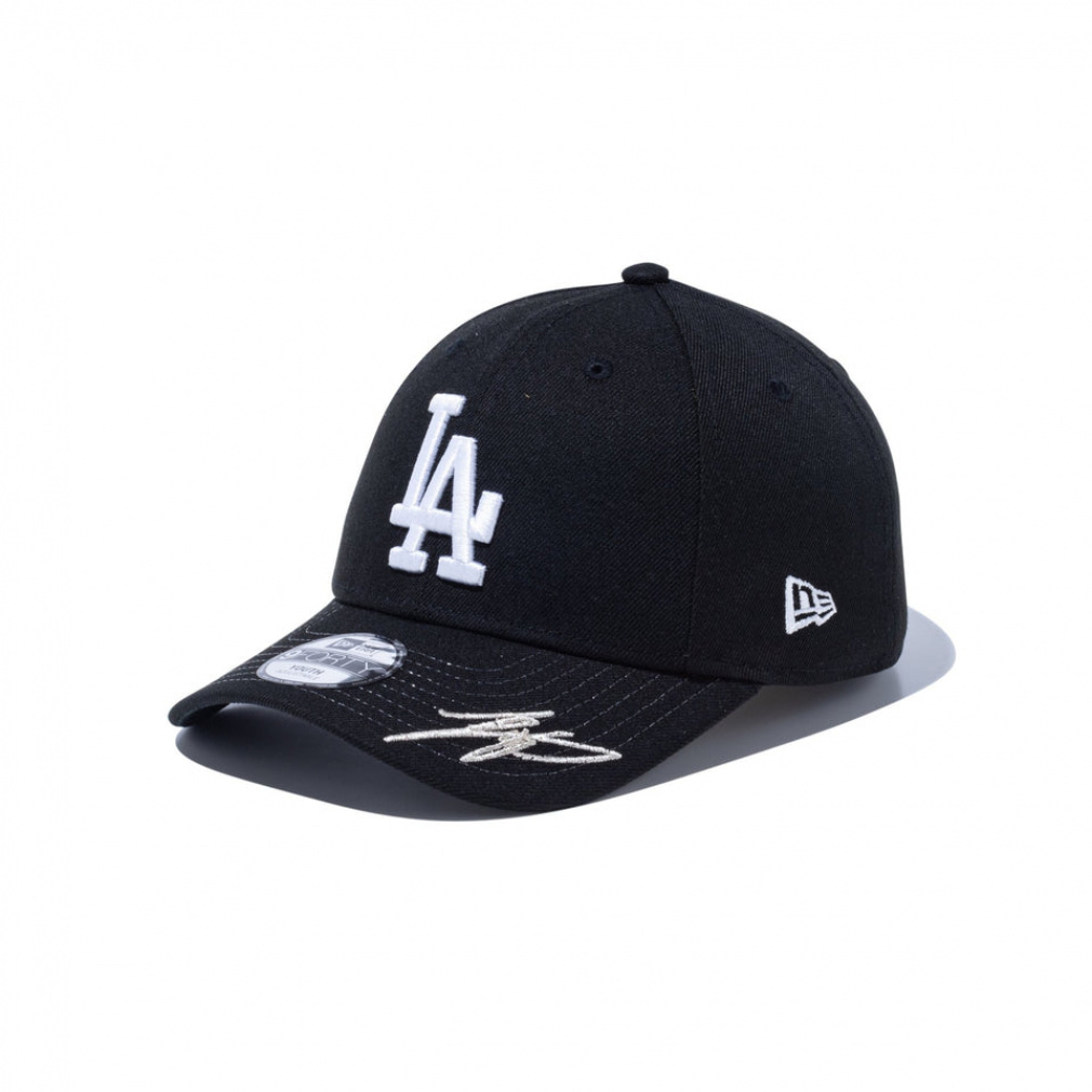 キッズ Youth 9FORTY MLB Signature ロサンゼルス・ドジャース 大谷翔平 ブラック(ブラック-FREE　ジュニア)